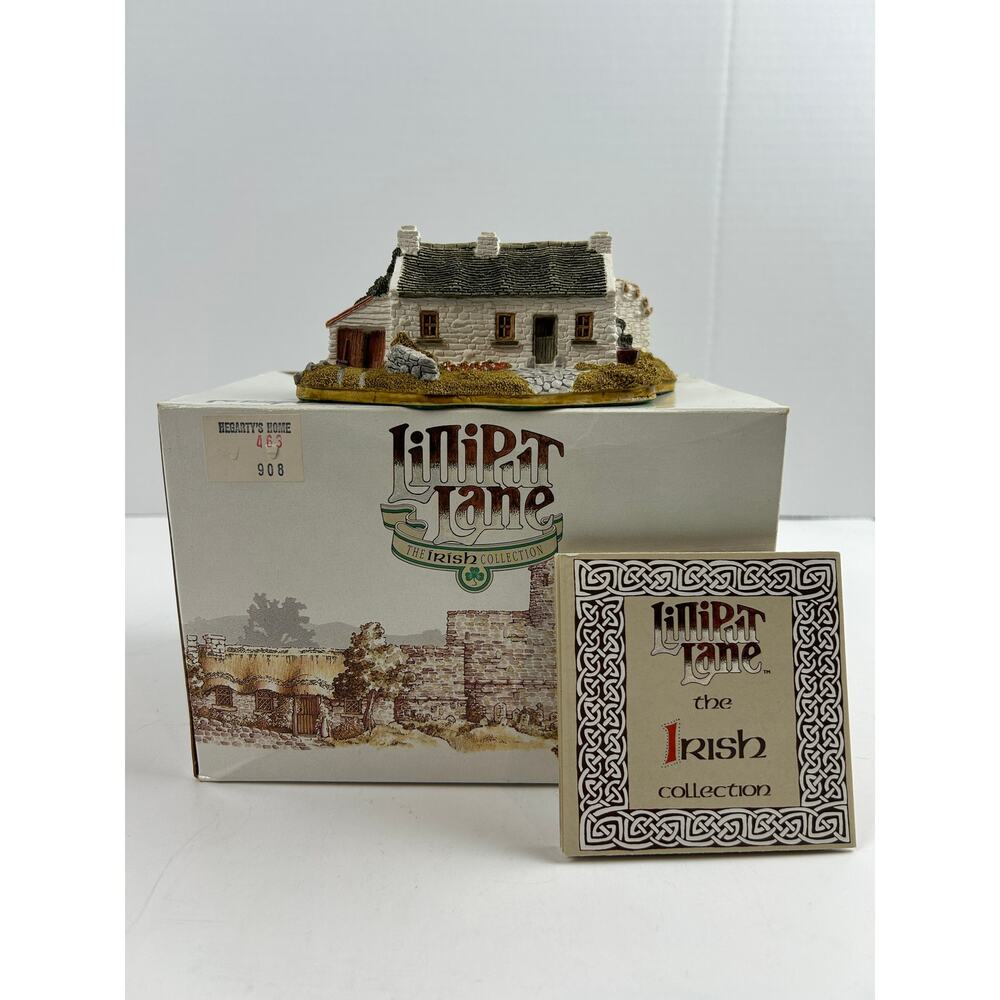 Lilliput Lane Hegarty’s Home 1989 Irish Collection Cottage w Box & Booklet